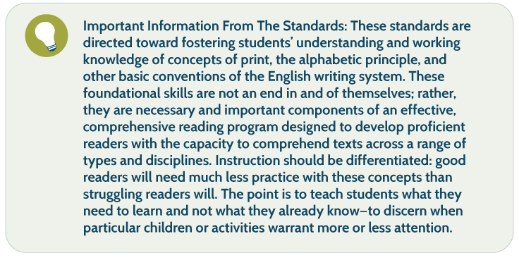 Reading Standards
