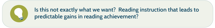Perdictable Gains Reading Quote